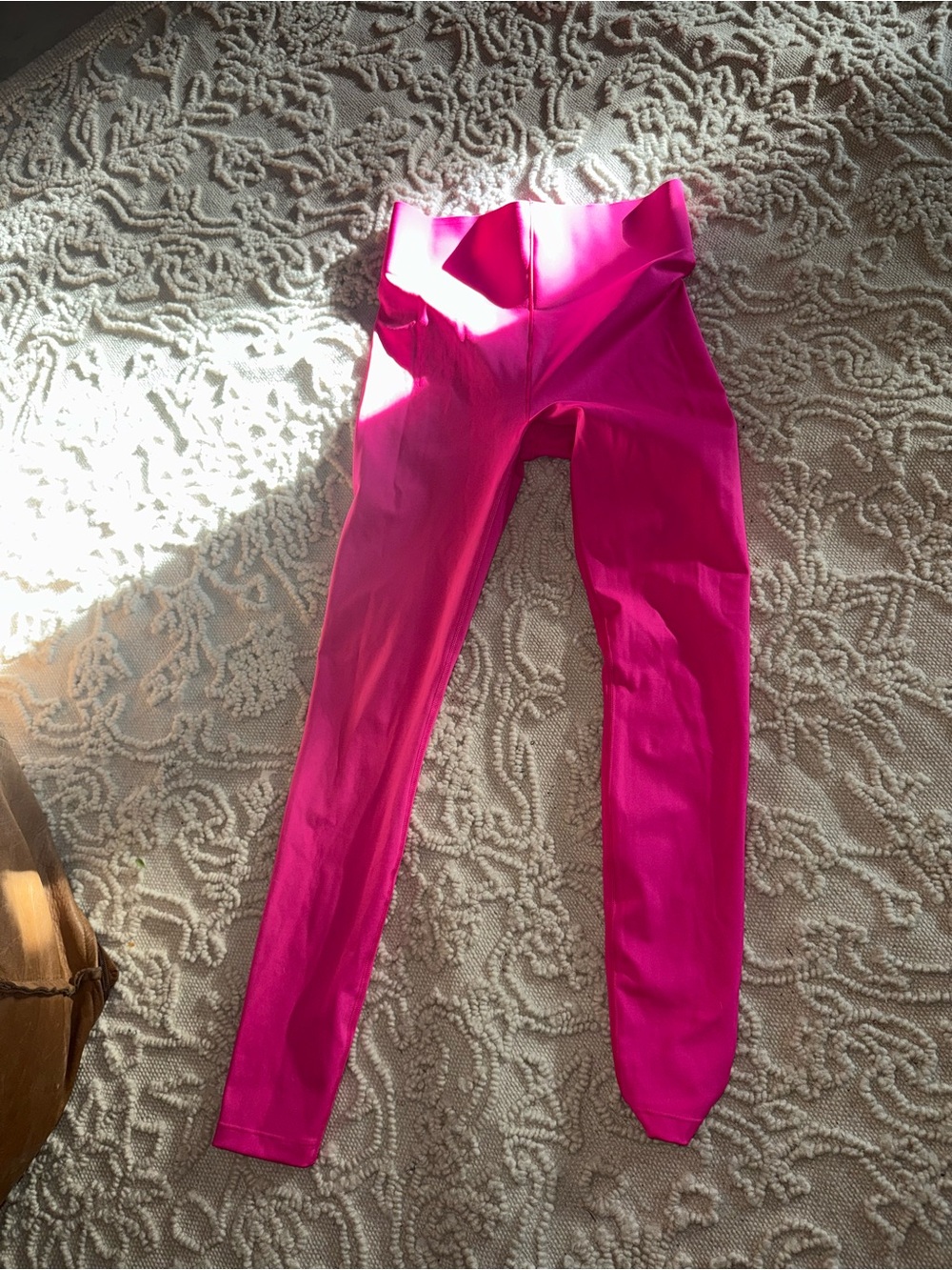Savage X Fenty Neon Pink High-Waist Leggings - Picture 3 of 5